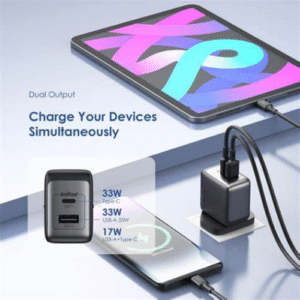 Get 36W GaN charging with a free 60W Type-C cable. Ultra-compact, fast, and travel-ready USB-C charger for Android, iPhone, tablets & more.